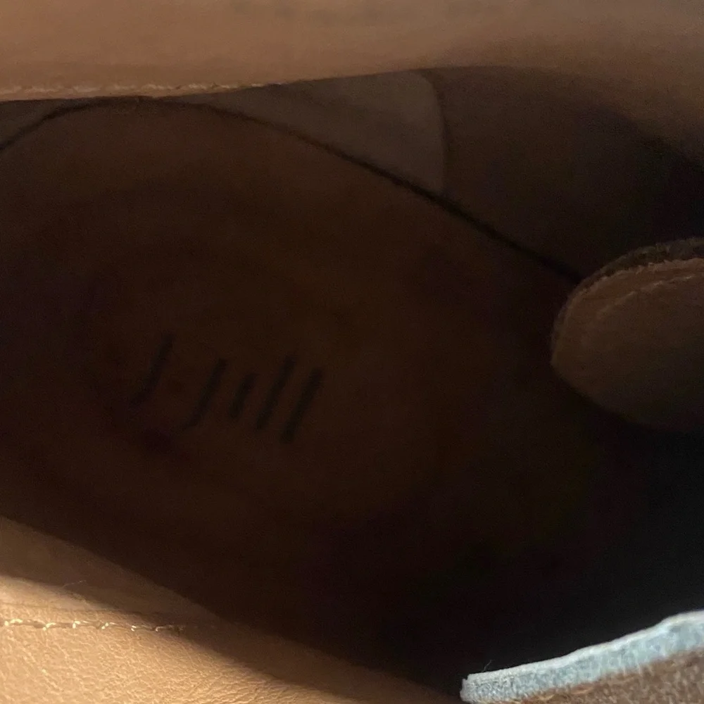 J. Jill Tan Suede Wedge Shoes - Picture 3 of 5